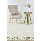 Rug Destination Ivory Tamer Wool &amp; Viscose Rug