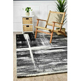 Rug Destination Dark Grey Kenny Power-Loomed Rug