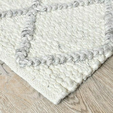 Rug Destination Grey Eliyahu Wool &amp; Viscose Rug