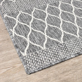 Rug Destination Grey Eula Indoor/Outdoor Rug