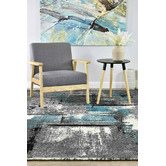 Rug Destination Turquoise Landbert Power-Loomed Rug