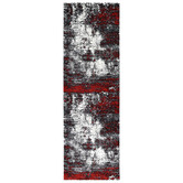 Rug Destination Red Marsden Power-Loomed Rug