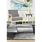 Rug Destination Grey Berit Power-Loomed Rug