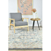 Rug Destination Dark Blue Arsalan Power-Loomed Rug