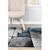 Rug Destination Turquoise Photina Power-Loomed Rug