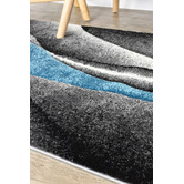 Rug Destination Turquoise Eutychia Power-Loomed Rug