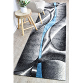 Rug Destination Turquoise Eutychia Power-Loomed Rug