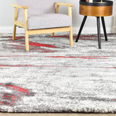 Rug Destination Red Ekby Contemporary Rug