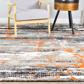 Rug Destination Orange Horby Contemporary Rug