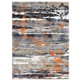 Rug Destination Orange Horby Contemporary Rug