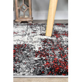 Rug Destination Red Marsden Power-Loomed Rug
