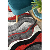Rug Destination Red Manisha Power-Loomed Rug
