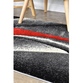 Rug Destination Red Eutychia Power-Loomed Rug