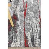 Rug Destination Red Ekby Contemporary Rug