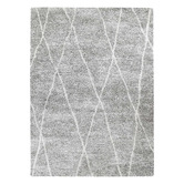 Rug Destination Light Grey &amp; White Casper Power-Loomed Area Rug