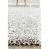 Rug Destination Light Grey &amp; White Casper Power-Loomed Area Rug