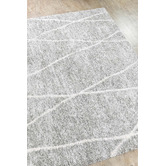 Rug Destination Light Grey &amp; White Casper Power-Loomed Area Rug