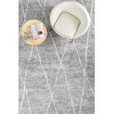 Rug Destination Light Grey &amp; White Casper Power-Loomed Area Rug