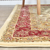Rug Destination Cream &amp; Red Eris Power-Loomed Rug