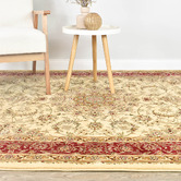 Rug Destination Cream &amp; Red Eris Power-Loomed Rug
