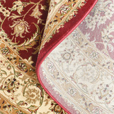 Rug Destination Red Eris Power-Loomed Round Rug