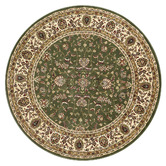 Rug Destination Green Eris Power-Loomed Round Rug