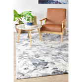Rug Destination Blue &amp; Grey Juna Power-Loomed Rug