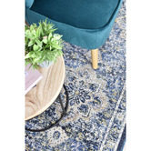 Rug Destination Blue Juna Power-Loomed Runner