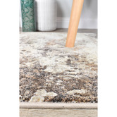 Rug Destination Brown &amp; Cream Juna Power-Loomed Runner