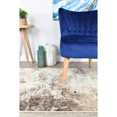 Rug Destination Brown &amp; Cream Juna Power-Loomed Runner