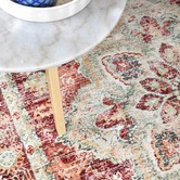 Rug Destination Red Juna Power-Loomed  Rug