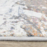 Rug Destination Blue &amp; Teracotta Juna Power-Loomed Rug