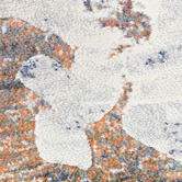 Rug Destination Blue &amp; Teracotta Juna Power-Loomed Rug