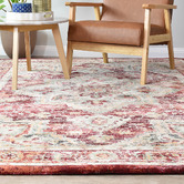 Rug Destination Red Juna Power-Loomed  Rug