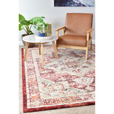 Rug Destination Red Juna Power-Loomed  Rug