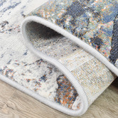 Rug Destination Blue &amp; Teracotta Juna Power-Loomed Rug