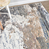 Rug Destination Blue &amp; Teracotta Juna Power-Loomed Rug