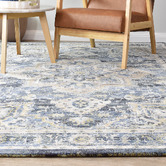 Rug Destination Blue Juna Power-Loomed Rug