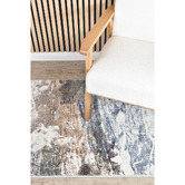 Rug Destination Blue &amp; Teracotta Juna Power-Loomed Runner