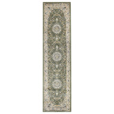 Rug Destination Green Izan Power-Loomed Runner