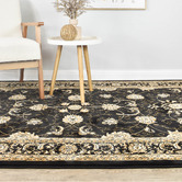 Rug Destination Black Gael Power-Loomed Rug
