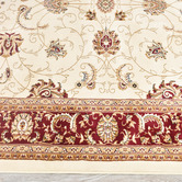Rug Destination Cream &amp; Red Gael Power-Loomed Rug