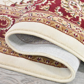 Rug Destination Cream &amp; Red Gael Power-Loomed Rug