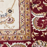 Rug Destination Cream &amp; Red Gael Power-Loomed Rug