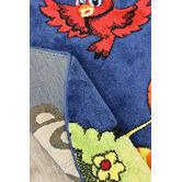 Rug Destination Navy Animal Round Rug