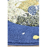Rug Destination Navy Space Round Rug
