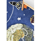 Rug Destination Navy Space Round Rug