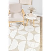 Rug Destination Beige &amp; Cream April Contemporary Rug