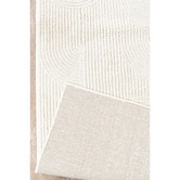 Rug Destination Cream Adonis Contemporary Runner