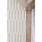 Rug Destination Cream Aries Contemporary Runner
